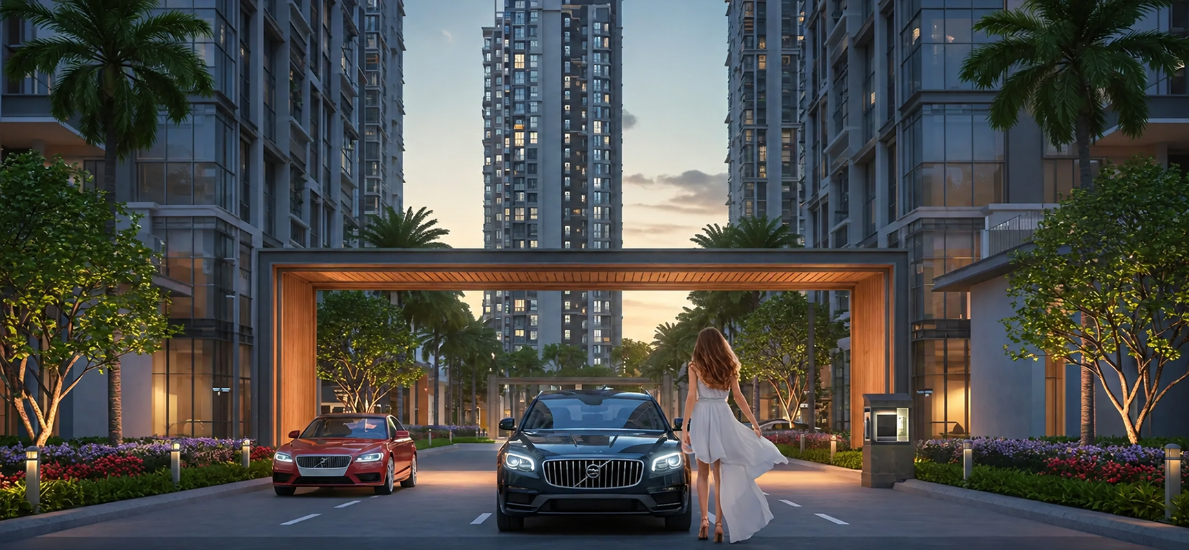 Krisala x Hiranandani Township residential towers in North Hinjewadi Pune